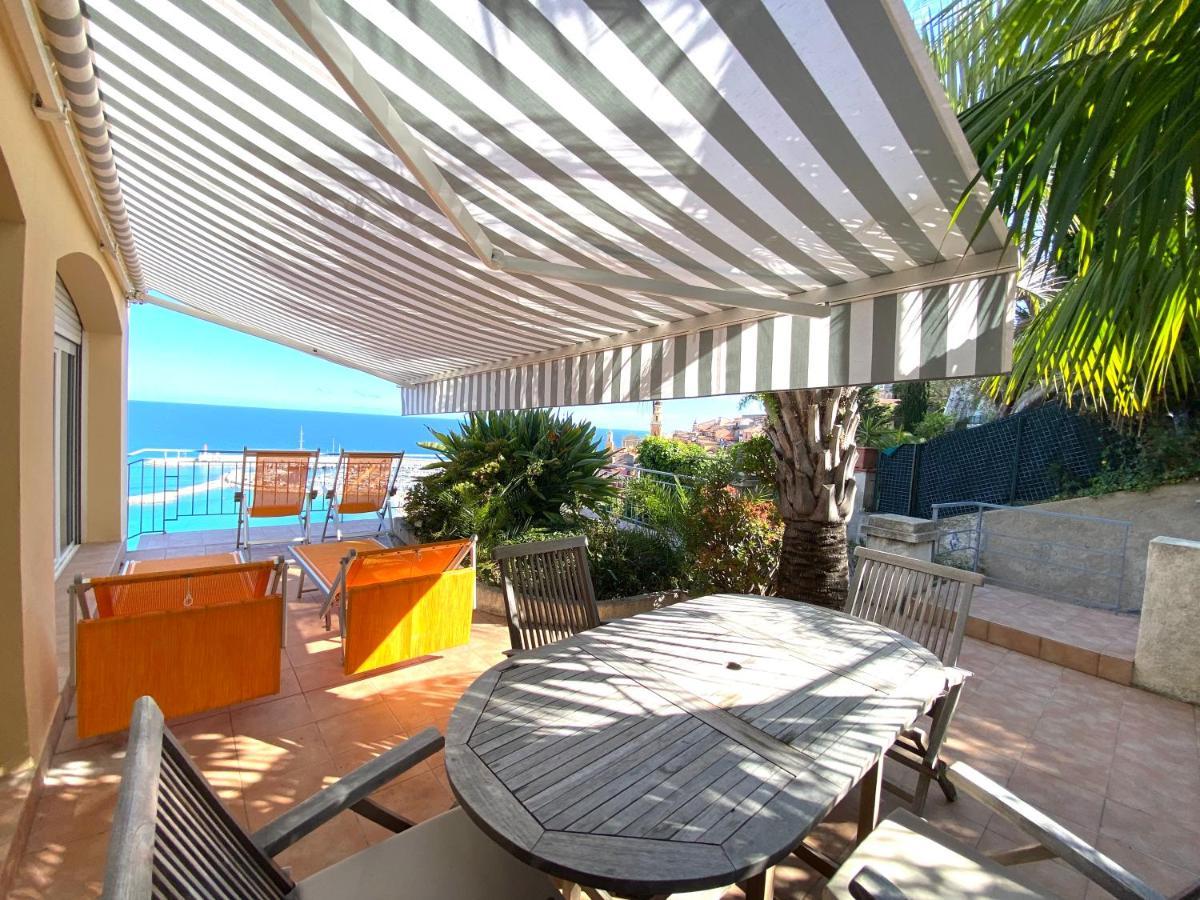 L'ensoleillee Vue Panoramique Mer, 250 M De La Et Du Centre Apartment Menton